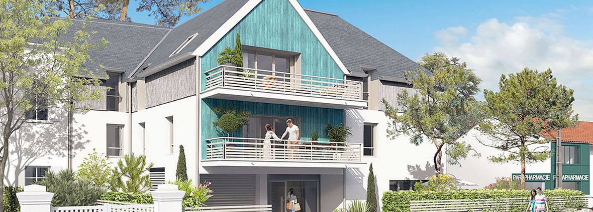 Où investir dans l’immobilier ? - Programme immobilier Villa Marine - La Baule (44) - Loi PINEL