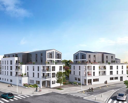 Où investir dans l’immobilier ? - Programme immobilier Cardinale Sud - Rezé (44) - Loi PINEL - C3 Invest