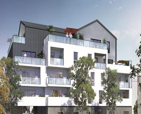 Où investir dans l’immobilier ? - Programme immobilier Link - Saint-Herblain (44) - Nue propriété