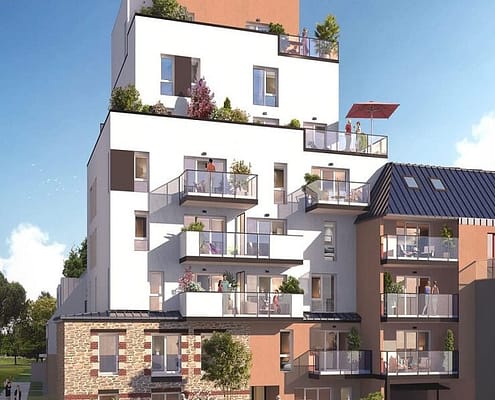 Où investir dans l’immobilier ? - Programme immobilier Greenvil - Rennes (35) - Loi PINEL