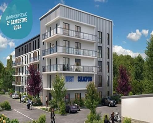 Où investir dans l’immobilier ? - Programme immobilier - Cap West Saint-Brieuc -Saint-Brieuc (22) - LMNP