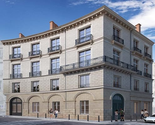 Où investir dans l’immobilier ? - Programme immobilier Les Rotondes Saint Gabriel - Nantes (44) - Malraux