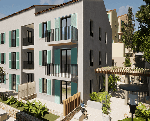 Où investir dans l’immobilier ? - Programme immobilier Les Jardins de la Serra - Calvi (20) - Loi PINEL - C3 Invest